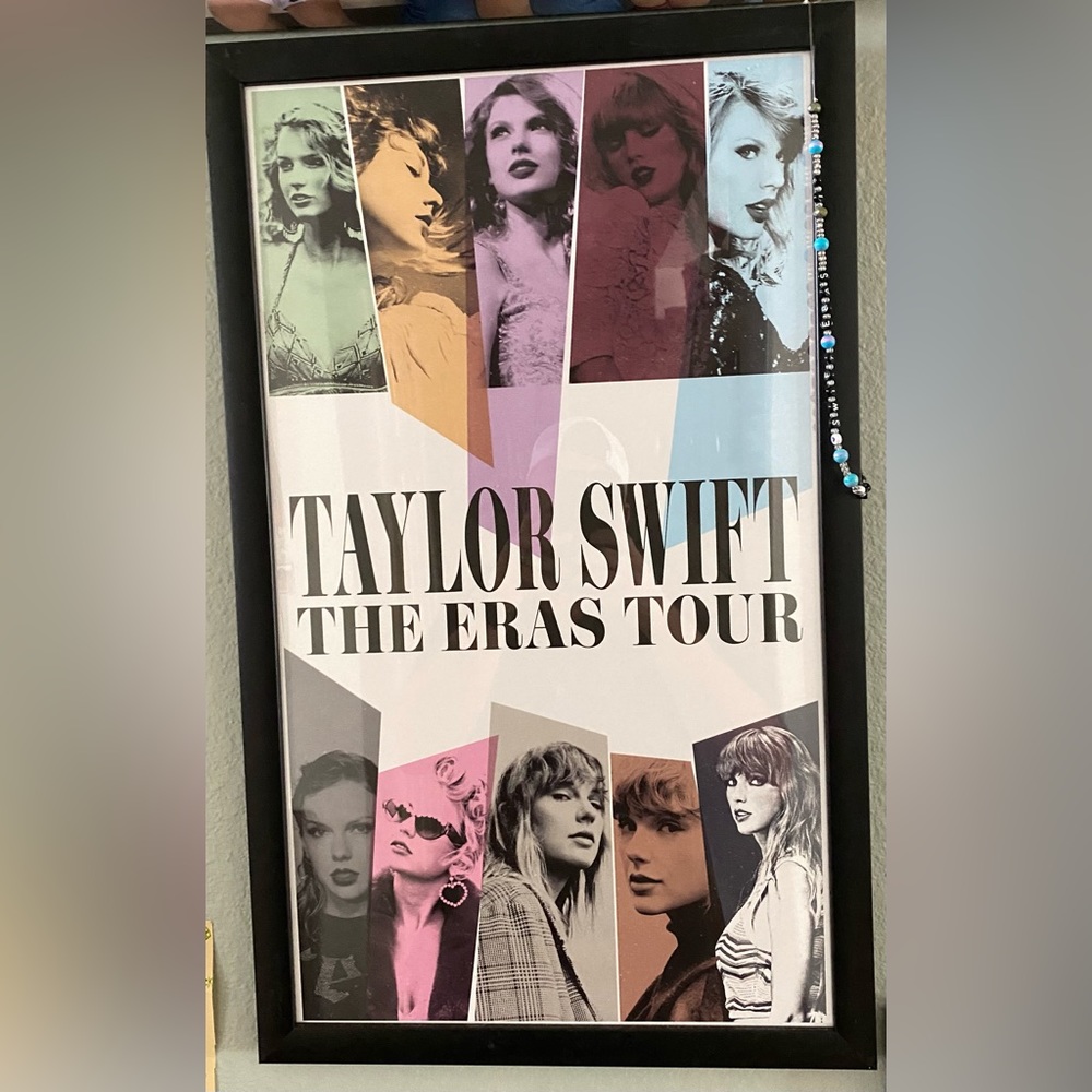 Taylor Swift The Eras Tour Framed Poster 15 1/2 x 25 1/2